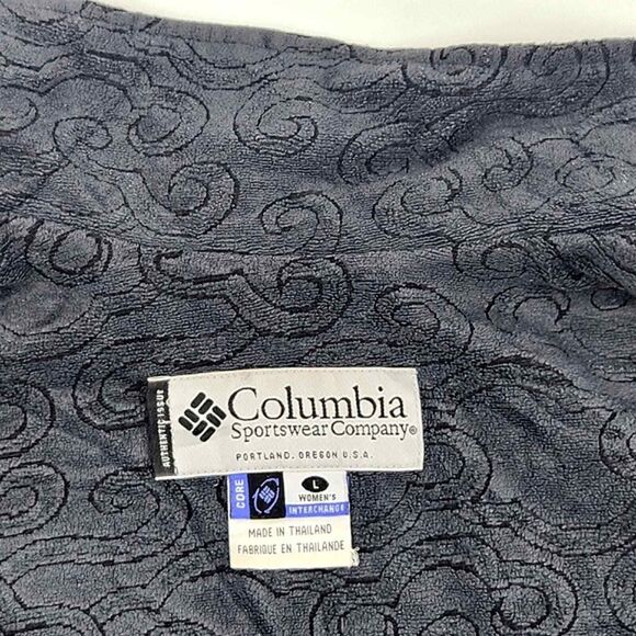 Columbia Interchange Core Black Full Zip Fleece Lined Jacket Mens Size Large - Picture 12 of 12